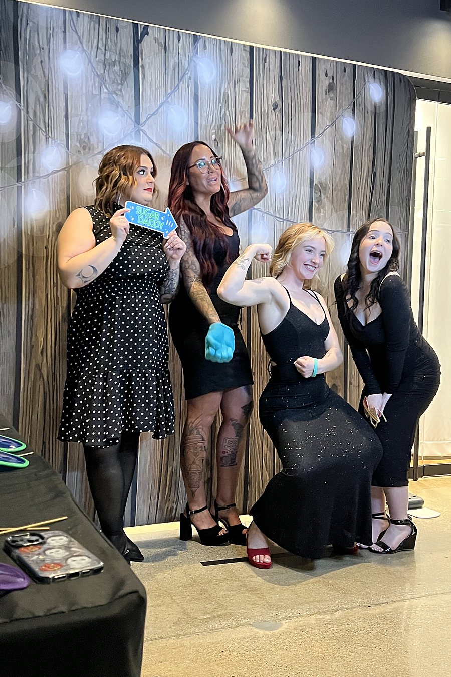 Corporate photo booth guests