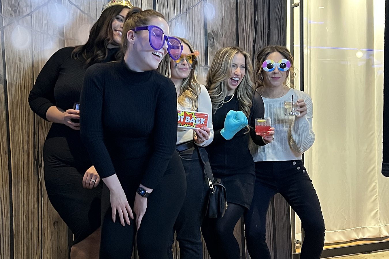 Corporate photo booth guests