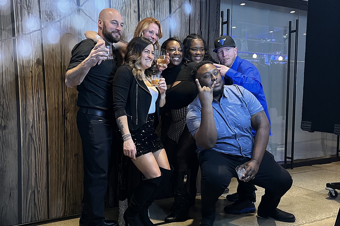Corporate photo booth guests