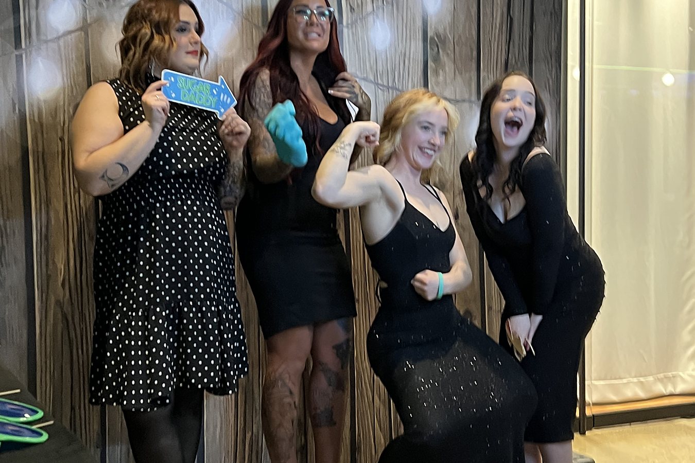 Party photo booth guests