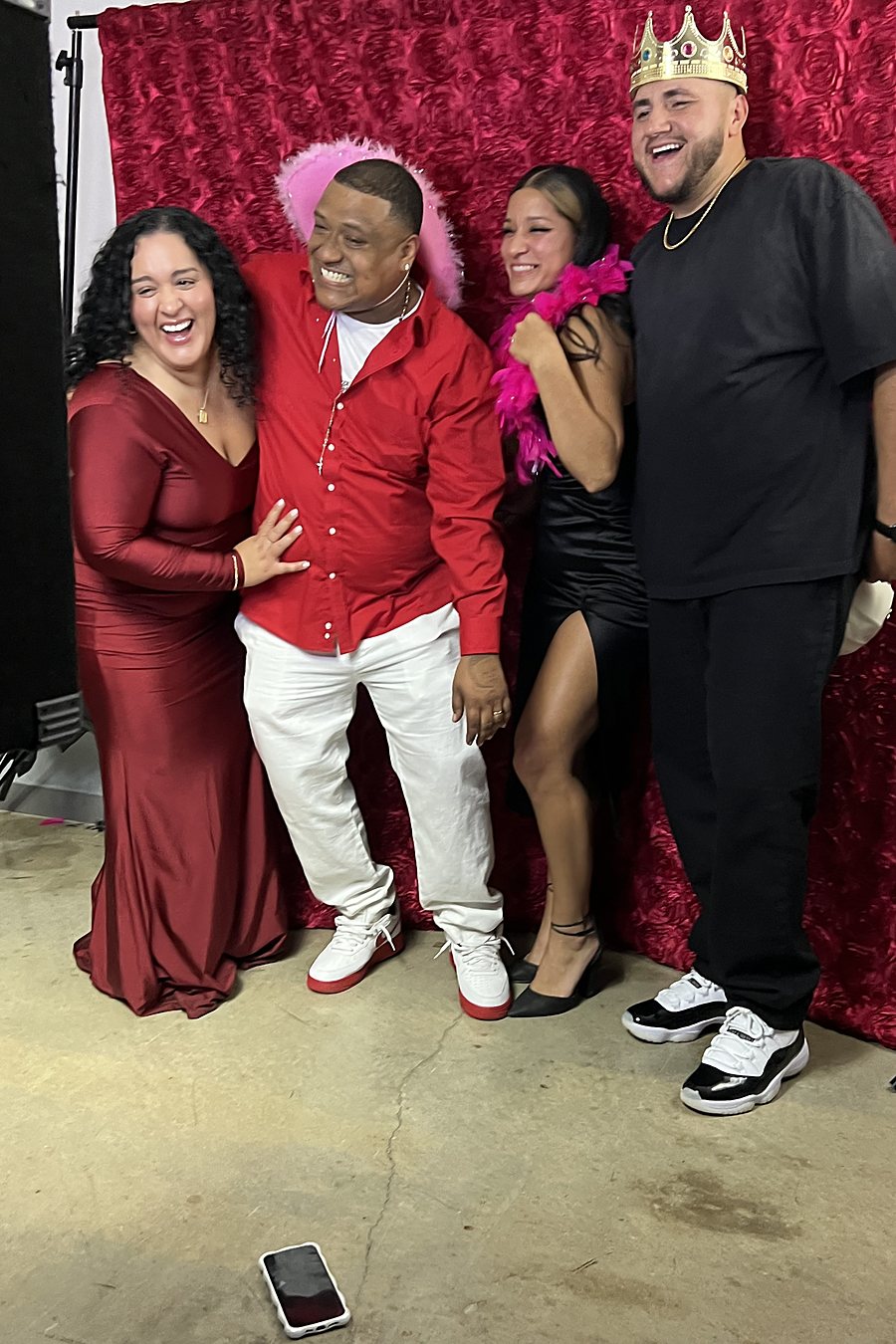 Party photo booth guests