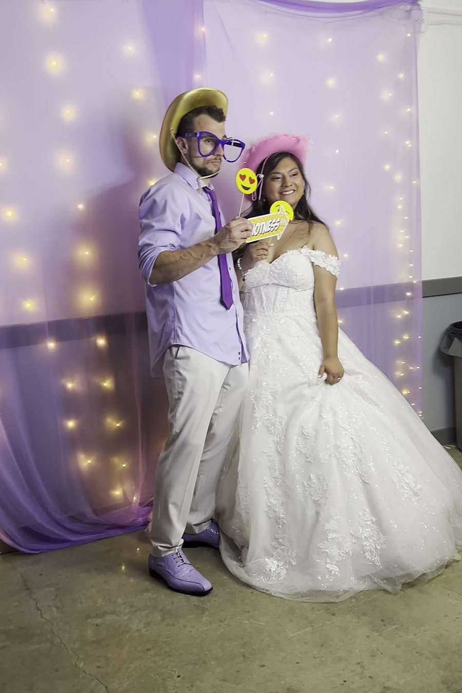 Party photo booth guests