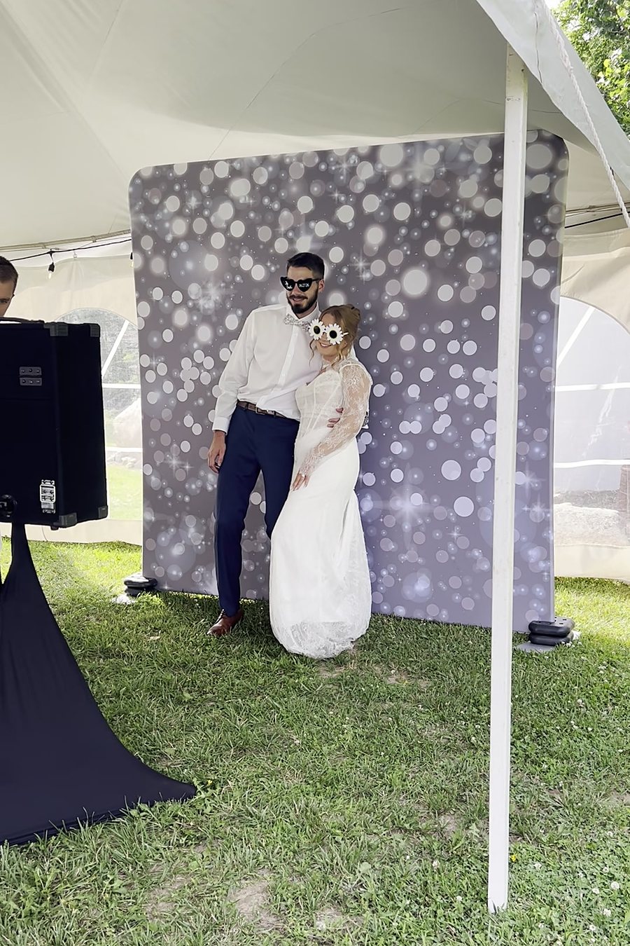 Wedding photo booth