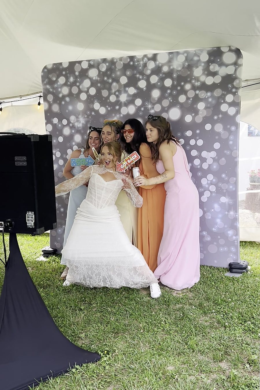 Wedding photo booth