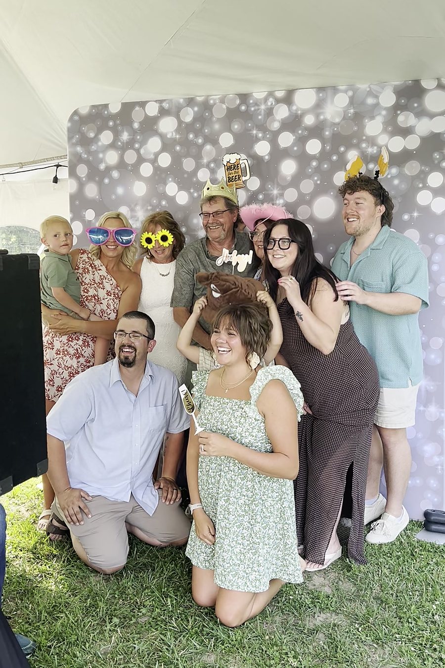 Wedding photo booth