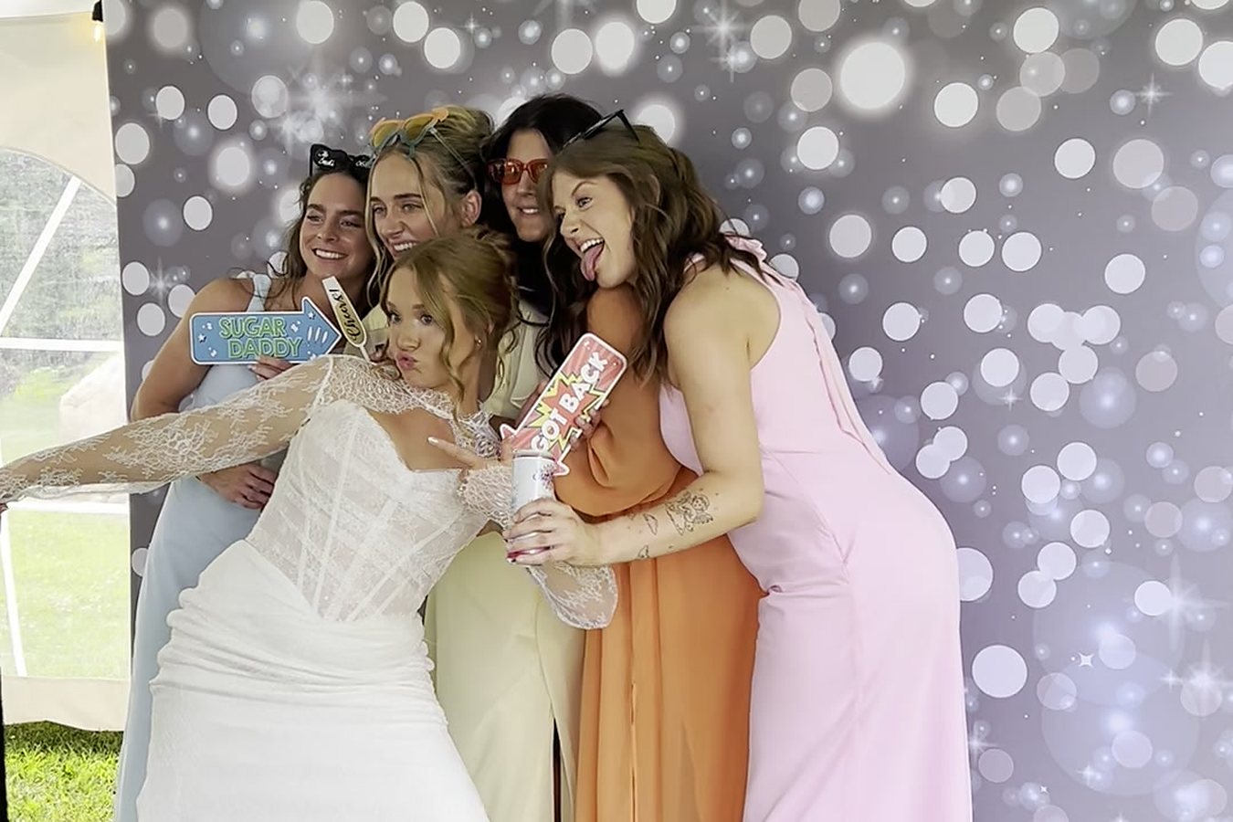 Wedding photo booth