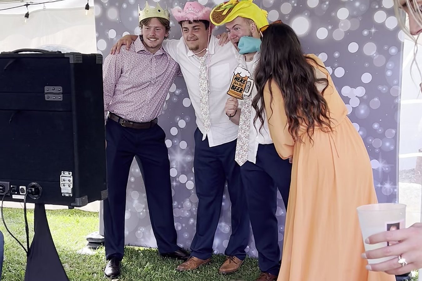 Wedding photo booth