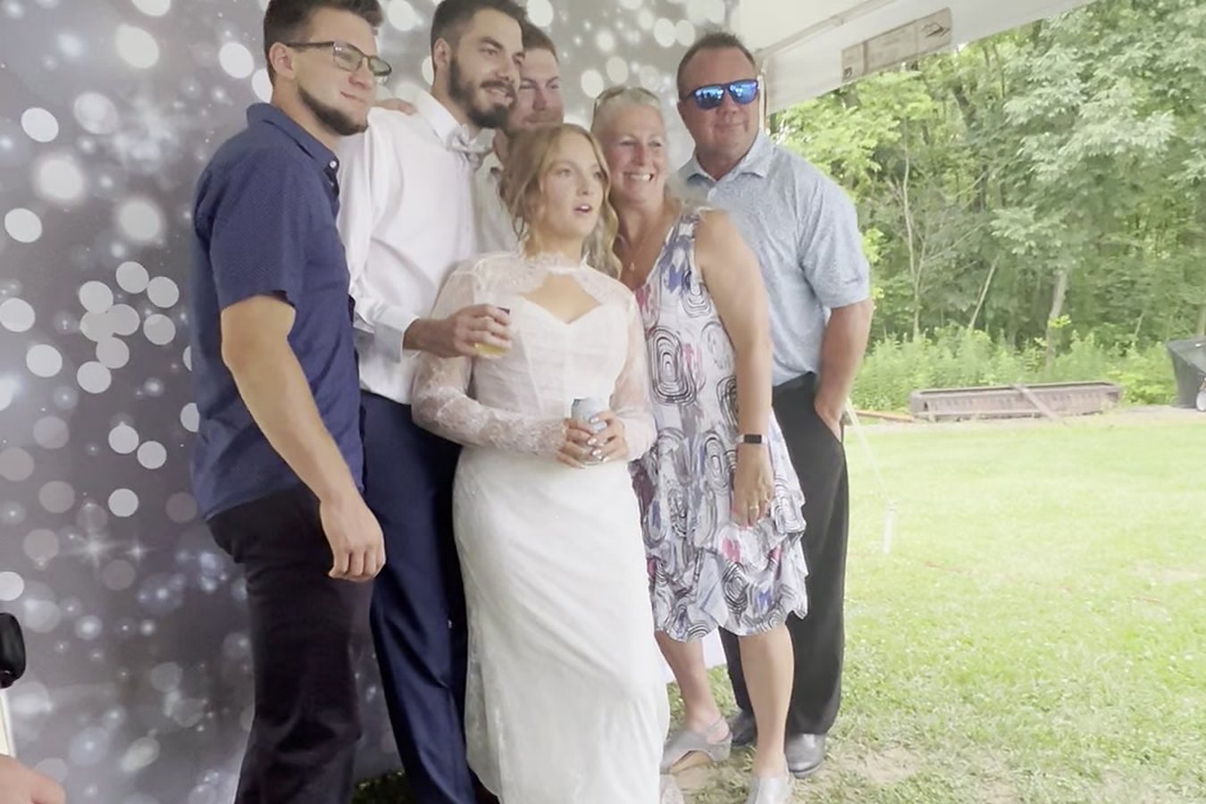 Wedding photo booth